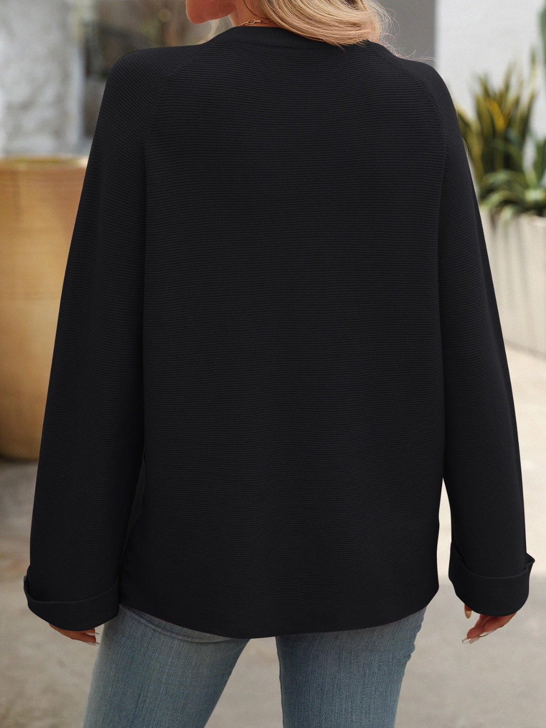 Mandy Round Neck Long Sleeve Sweater